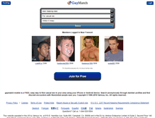 Tablet Screenshot of gaymatch.com